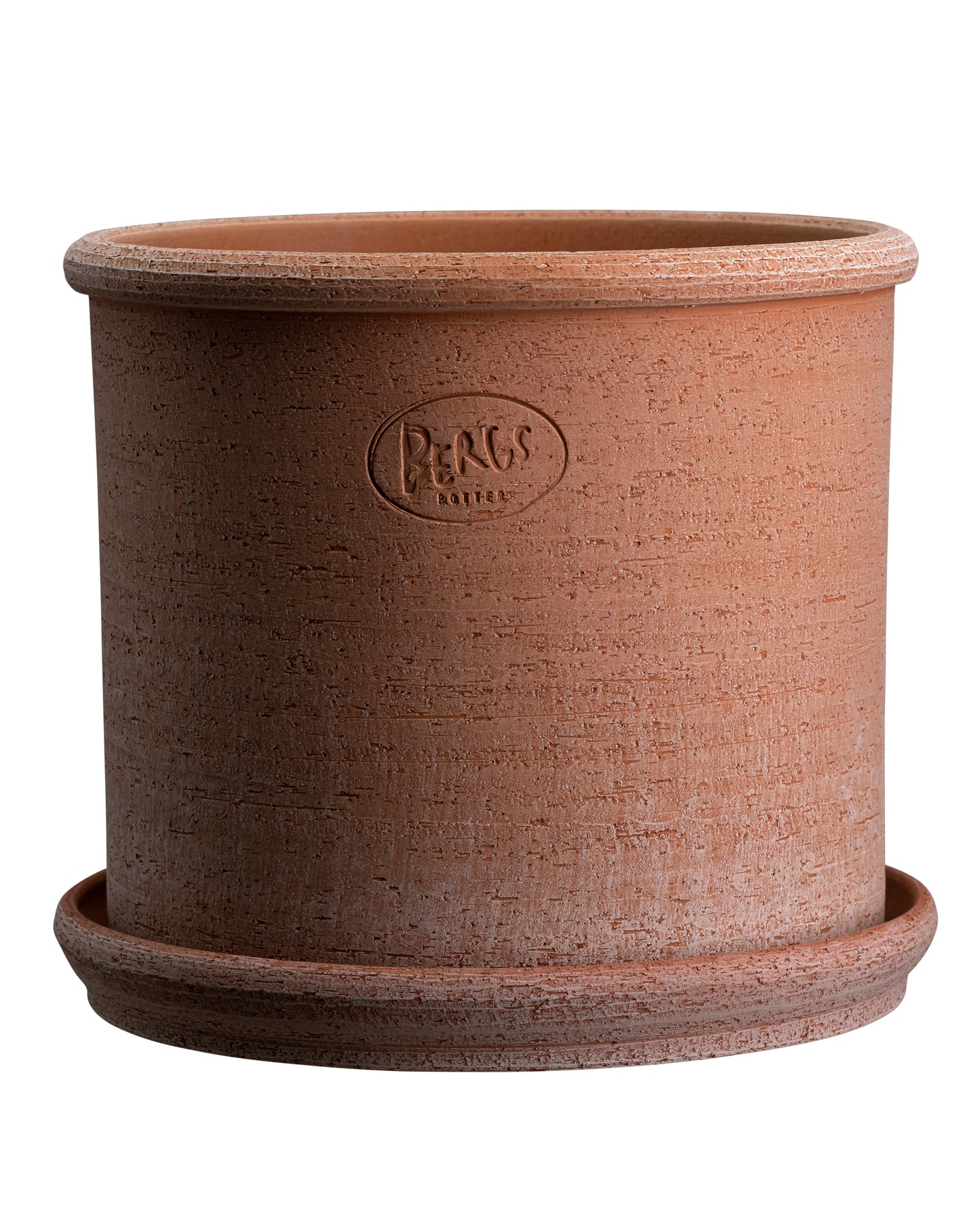 Bergs Potter / Modena Rustic Pot & Saucer / Rosa / Ø40cm